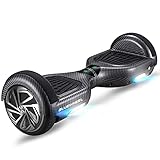 6,5' Premium Hoverboard Bluewheel HX310s - Deutsches Qualitätsunternehmen - Bluetooth Lautsprecher - Starker Dual Motor - LED - Elektro (Carbon)