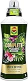 COMPO COMPLETE Pflanzendünger für alle Pflanzen, Universal-Dünger mit Kalzium und Magnesium, 1 Liter