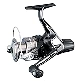 Shimano Catana 2500 RC, Spinning Angelrolle mit Heckbremse, CAT2500RC, schwarz , silber