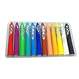 Malerei Öl Pastellstift mit 12 Farben Buntstaber stationäre Vorräte für Kinder 12pcs Aquarell Buntstifte