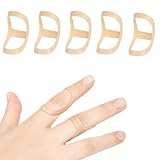 KAHZOR 5 Stück Fingerschiene, Fingerschiene Kleiner Finger, Ovale Fingerschiene Kunststoff wasserdicht, Fingerschutz, Fingerschutz Bei Verletzung