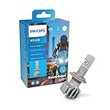 Philips Ultinon Pro6000 H7-LED Motorrad Scheinwerferlampe mit Straßenzulassung, +230% helleres Licht, 5.800K