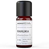 Manukaöl - reines ätherisches Öl von wesentlich. - 100% naturrein aus der Glasflasche (10ml)