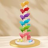 Hölzerner Musikbaum,Bunter Klangbaum Für Kinder,Multifunktionales Sicherheits-Spielzeug, Hölzerner Musikbaum Spielzeug, Bunte Bildungs-Spielzeuge,15.8x15.8x33.8cm