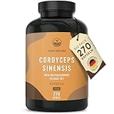 Cordyceps Kapseln hochdosiert - 270 Stück (650mg) - 1950mg...