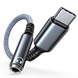 Highwings Adapter USB C auf Klinke, USB Typ C Aux Adapter zu 3.55mm Kopfhörer Adapter,Klinke Audio Adapter Kabel für Samsung S22/S21/S20/S20 FE/Note20/Note10,Huawei P40/P30 Pro/P20/P20 Pro