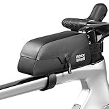 ROCKBROS Fahrrad Oberrohrtasche 100% Wasserdicht mit magnetischem Deckel Fahrradrahmentasche Dreieckstasche für Gravelbike Rennrad und MTB