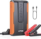 UTRAI Starthilfe Powerbank,13200mAh 1400A Spitzenstrom,12V Tragbare Starthilfe,Batterie Booster,Tragbare Auto Starthilfe Für 6.5L Benzin/ 5.0L Diesel