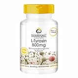 L Tyrosin Kapseln - 500mg L-Tyrosin pro Kapsel - 90 Kapseln - hochdosiert & vegan | Warnke Vitalstoffe - Deutsche Apothekenqualität