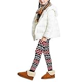 Libella Kinder Thermo Legging Mädchen Jungen Warm Winterlegging Weihnacht Fleece Dicke Stretchose Hochtaille 4151A-98/104