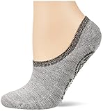 FALKE Damen Hausschuhe Cosy Ballerina, Wolle, 1 Paar, Grau (Light Grey 3400), 39-40