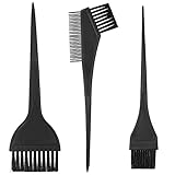 3 Stück Haarfärbepinsel Set, Farbpinsel Haare, Pinsel zum Haare Färben, Haarfarbe Bürste, Haarfärbekamm für DIY Haarfärbe Haarfärbemittel Salon Friseur Werkzeug Farb Pinsel Breit