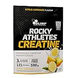 Olimp Rocky Athletes® Creatine - 500 g, Citrus Lemonade - Creatine Monohydrate Pulver - Booster pre Workout