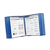 OOPDNEGAK Schubladenbox Wandmontierter Referenzorganizer, 10-seitiges Metall-Wandmontagesystem Mit A4-Taschen Zur Präsentation Von Firmenbildern, Öffentliche Nummer(B)