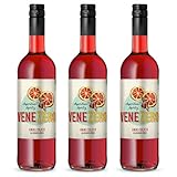 VENEZERO Bio Aperitivo Spritz Alkoholfrei Halbtrocken Italien BIO inkl. FeinWert E-Book (3 x 0.75l)