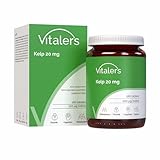 Vitaler's Kelp 20 mg – 180 Tabletten, vegan, 6 Monate Einnahme, ohne Konservierungsstoffe, reine Zusammensetzung