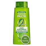 Garnier Fructis Anti-Schuppen Shampoo XXL, Beruhigendes Shampoo für schuppige Kopfhaut, Für mehr Glanz und Geschmeidigkeit, Mit Grüntee, Maxi Format, 700ml