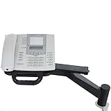 Mendler Telefonarm T555AM, Telefonhalter Telefonschwenkarm Tischhalterung, schwarz