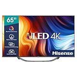 Hisense 65U71HQ 164cm (65 Zoll) Fernseher, 4K ULED HDR Smart TV, Quantum Dot, 120Hz, HDMI 2.1, Game Mode, Dolby Vision IQ & Atmos, Bluetooth, Alexa Built-in, Google Assistant, Anthrazit [2022]