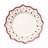 Villeroy & Boch – Toy'S Delight Speiseteller 29 cm Bunt, Speiseteller Weihnachten, Weihnachten Teller, Weihnachtsgeschirr, Essteller Keramik Weihnachten, Premium Porzellan