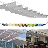 Einziehbares Sonnensegel, nach Maß Pergola Markise...