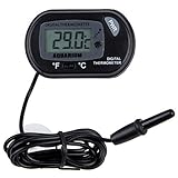 Myingaou Digital LCD Thermometer von -50 bis 70 Grad fuer Fischglas Aquarium Marinen Tiergarten