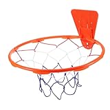 Hohopeti Hängender Basketballrahmen für Indoor Basketballkorb aus Hochwertigen Materialien für Spielspaß und Training Drinnen und Draußen