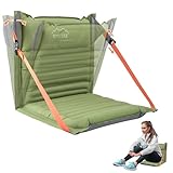 ONTYZZ Stadionsitze Aufblasbares Stadion Sitzkissen mit Rückenlehne Leichter Bodenstuhl Tragbares Polster Wasserdicht Outdoor Klappstühle für Picknick Konzerte Garten Balkon Fischerei Camping Stühle