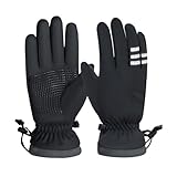 Zuoeay wasserdichte Skihandschuhe Mit Futter Für Outdoor Sport Radfahren Und Winter Skihandschuhe Mit Rutschfester Handfläche
