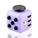 Steemjoey Fidget Toy Cube Anti-Stress Würfel Spielzeug, Cube mit 6 Seiten, Anti-Stress Würfel Spielzeug für Kinder und Erwachsene Stressaubbau bei Nervösität (Lila)