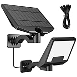 Jgzzmxuq Solarlicht Außen LED Solarlampe IP65 Wasserdicht Gartenlampe Einstellbarer Beleuchtungswinkel für Wand Straße B