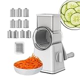 Romisco Käsehobel, Gemüseschneider, Küchenreibe mit Griff, manuelle Steingemüse, multifunktionales Handbuch für die
