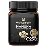 Watson & Son Manuka Honig MGO 100+ 250g | Premium Qualität aus Neuseeland