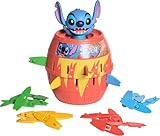TOMY Disney Pop Up Stitch Aktionsspiel, Lustiges Familien und Kinderspiel, Geschicklichkeitsspiel geeignet für Vorschulkinder, für Jungen, Mädchen und Erwachsene, Gesellschaftsspiel - ab 4 Jahren