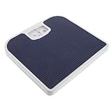 MAGICLULU Hochpräzise Mechanische Personenwaage Dunkelblaue Analoge Gewichtsskala aus Metall für Badezimmer und Gesundheitsmanagement zu Hause