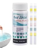 Teststreifen Für Spa,Aquarium Testkit 100 Stück - Vielseitige Und Langlebige Pflege Produkte Für Süßwasser Fischschüssel Spa