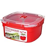 Sistema Microwave Dampfgarer mit herausnehmbarem Gareinsatz...
