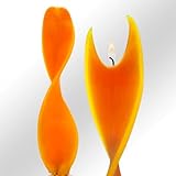 Engelsflamme orange-gelb Engelskerze inkl. Box. Handgemachte Kerze als besonderes Geschenk oder glückslicht Kerze