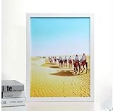 XQSSB Bilderrahmen Fotorahmen Wechselrahmen Einfach Zu Ersetzen Wand 30,5 × 25,4 cm Weiß
