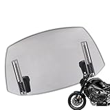 Motorrad Windschutzscheibe - Motorrad Windschutz - Spoiler Verlängerung Verbesserte Fahrstabilität Für Roller ATV