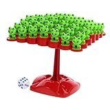 Kisangel Interaktives Frosch Balance Spiel Teiliges Montessori Kinderspielzeug Familien Brettspiel Fördert Konzentration Geschicklichkeit und Motorische Fähigkeiten