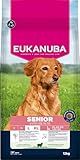 Eukanuba Senior Hundefutter mit Lamm und Reis für große Rassen - Premium Trockenfutter für ältere Hunde, 12 kg