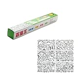 300CM Färbung Papier Rolle für Kind Mess Free Sticky Drawing Paper Roll für Kleinkind Färbung Wand Geschenk Aktivität Aufkleber Spielzeug Set Graffiti für Graffiti Kinder Frühe Pädagogische für Papier