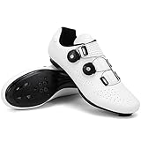 Hixingo Fahrradschuhe Herren MTB Radsportschuhe Rennradschuh Mountainbike Schuhe Sneaker Atmungsaktive Indoor Outdoor-Radschuhe Fahrrad Schuhe, SPD/SPD-SL Kompatibles