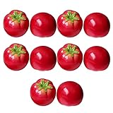 Lorigun Künstliche Tomaten Simulation Gefälschte Gemüse Foto Requisiten Home Dekoration X 10 Stücke