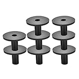 Alomejor Beckenständer Filz 8PCS Tragbare Kunststoff Trommel Beckenhülsen Long Cymbal Ersatzzubehör für Shelf Drum Kit