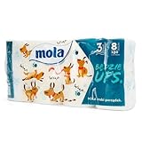 Toilettenpapier Mola Ups (8 Rollen)