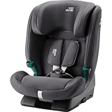 BRITAX RÖMER Kindersitz EVOLVAFIX, mit ISOFIX, für Kinder von 76-150 cm (i-Size), 15 Monate - 12 Jahre, Midnight Grey