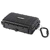 HMF ODK500 Outdoor-Koffer klein, Wasserdichte Box für Boot und Freizeit | 19 x 13 x 5,5 cm