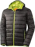 NORDCAP Herren Stepp-Jacke in Daunenoptik, Outdoorjacke, tolle Übergangs- & Winterjacke, 100% Wattierung, Anthrazit, L